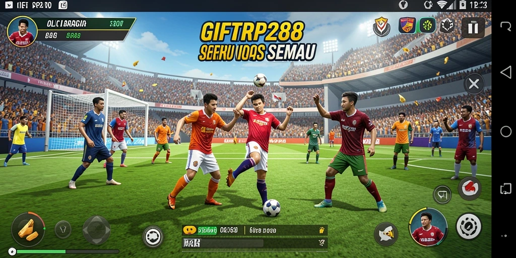 Screenshot dari gameplay menarik di <strong>GIFTRP288</strong> menunjukkan aksi seru permainan olahraga.