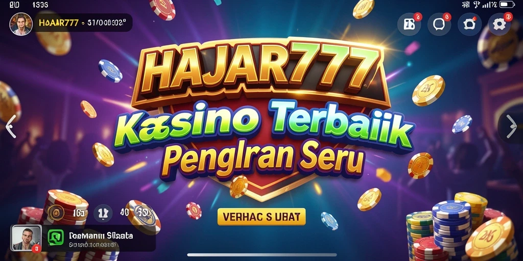 Tampilan menarik dari gameplay Kasino di HAJAR777