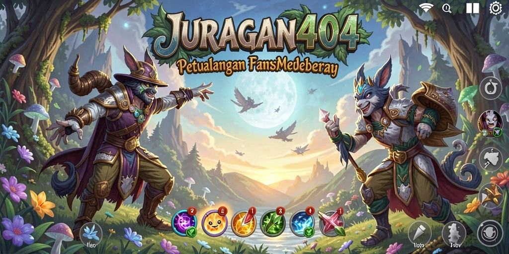 Tampilan menarik dari gameplay JURAGAN404 yang memukau.
