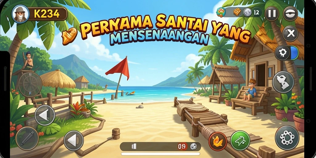 Tampilan gameplay K234 yang seru dan santai.