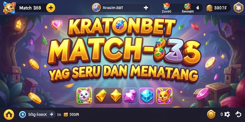 Tampilan gameplay seru dari KRATONBET yang penuh warna.