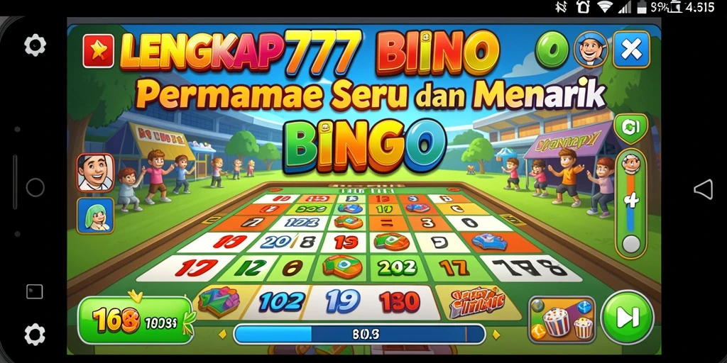 Tampilan gameplay seru dalam aplikasi Bingo LENGKAP777.