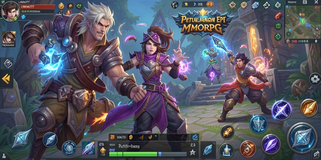 Gameplay LNOVA777 dengan pertarungan epik dan petualangan seru.