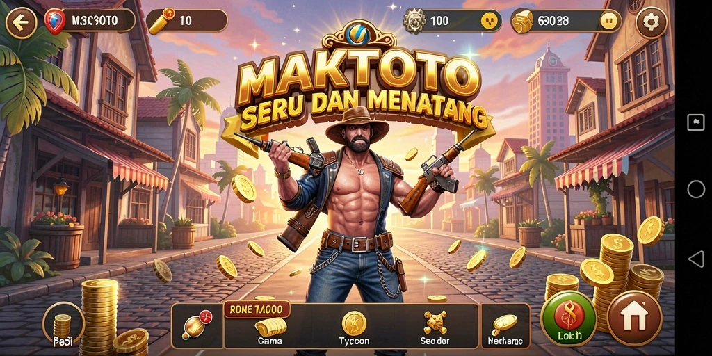 Tangkapan layar gameplay MAKTOTO yang menarik dan seru