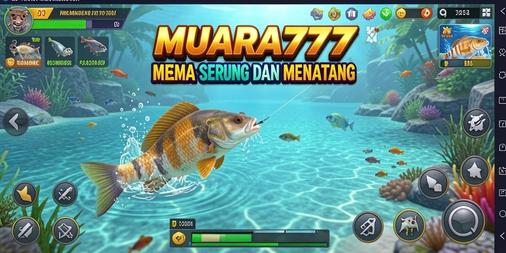 Gameplay memancing seru di MUARA777 dengan atmosfer yang menenangkan.