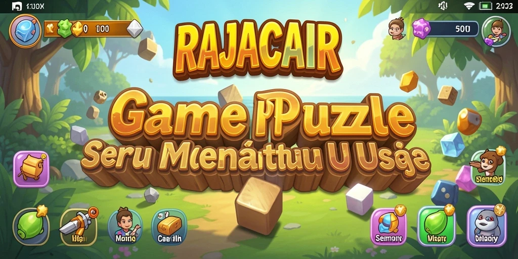 Tampilan gameplay seru dari RAJACAIR yang penuh tantangan puzzle.