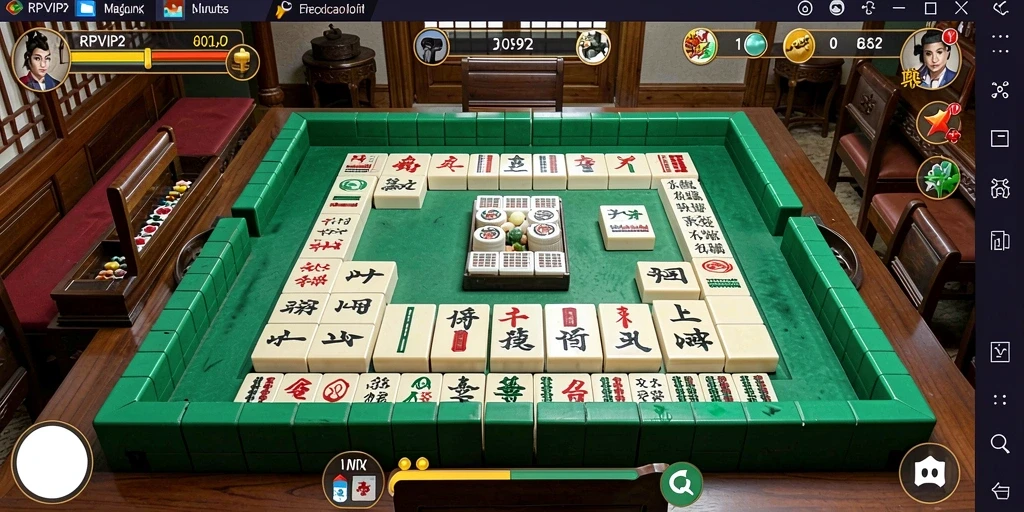 Tampilan gameplay RPVIP2 yang menarik saat bermain Mahjong.