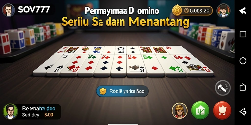 Tampilan gameplay yang seru dan kompetitif dalam SOV777.