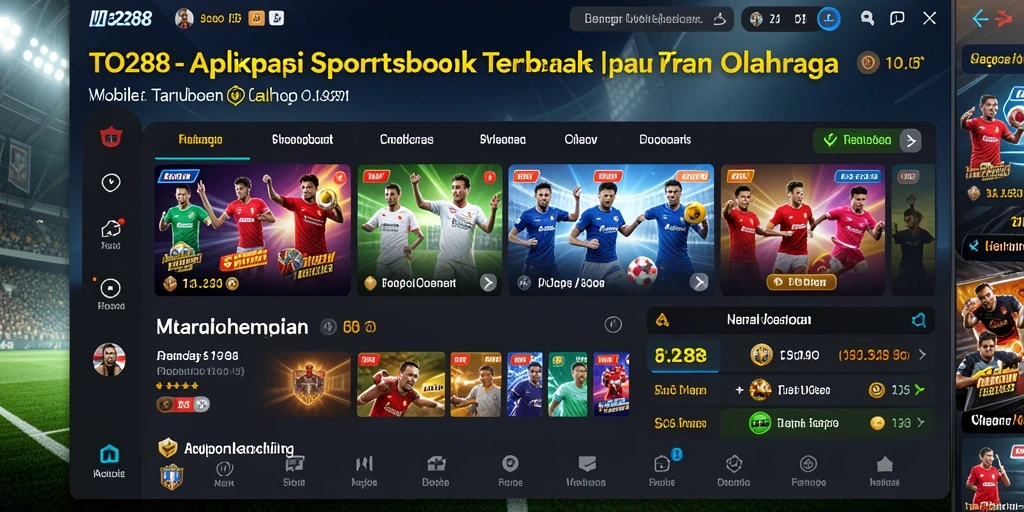 Tampilan gameplay taruhan olahraga di TO288 yang menarik.