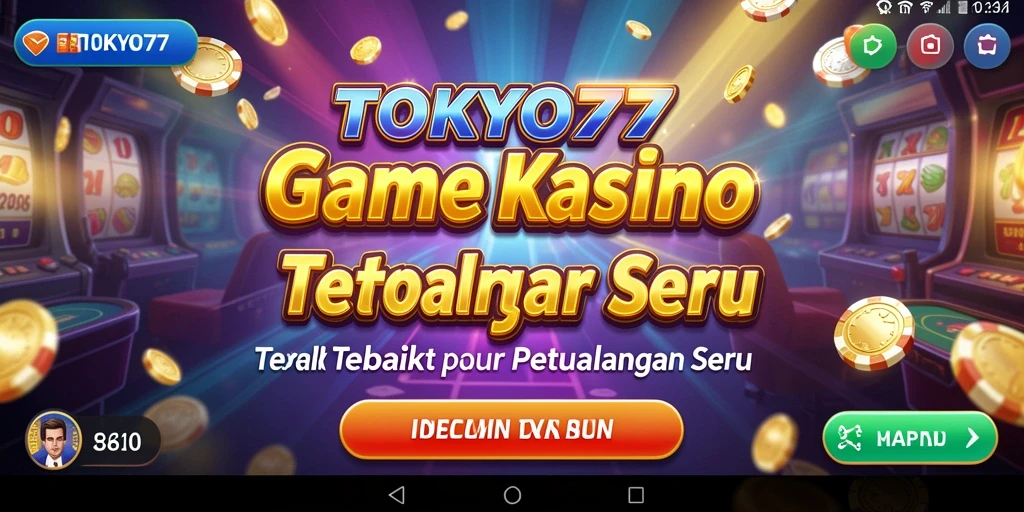 Tampilan gameplay seru dan menegangkan di TOKYO77.