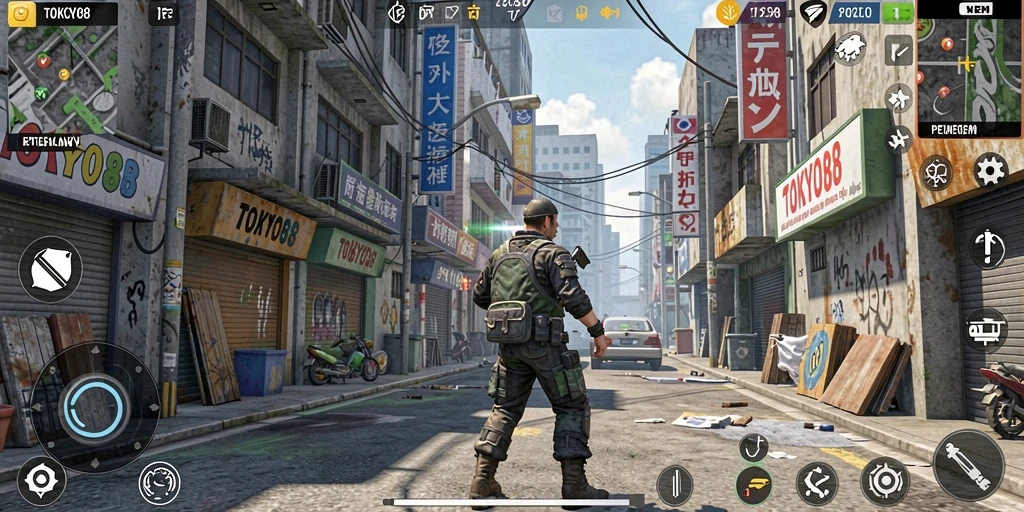 Gameplay TOKYO88 yang intens dan grafis memukau dalam pertempuran TPS.