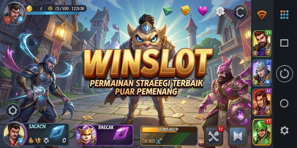 Tampilan gameplay menegangkan dan strategis di WINSLOT.