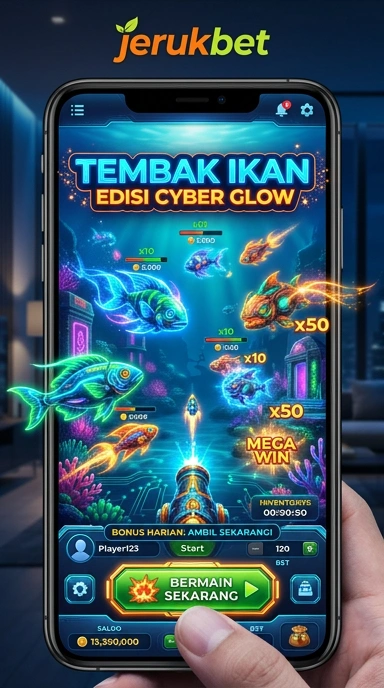 Tampilan utama aplikasi jerukbet yang informatif dan menarik.